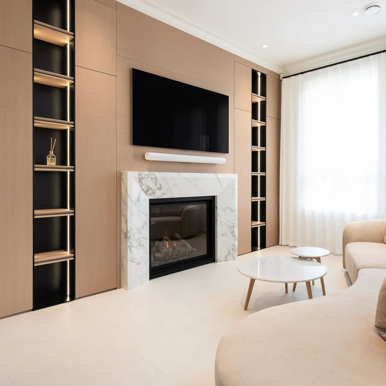 The Benefits of Custom Living Room Cabinets